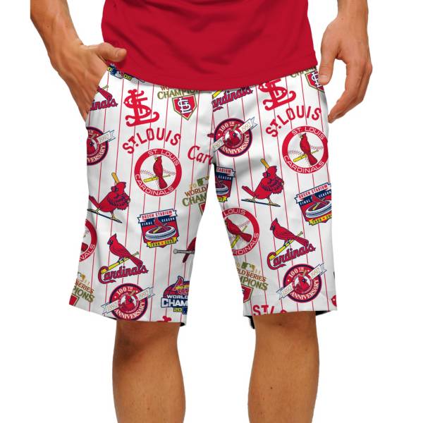 Loudmouth Men's St Louis Cardinals Golf Shorts