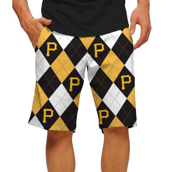 Loudmouth Men's Pittsburgh Pirates Golf Shorts