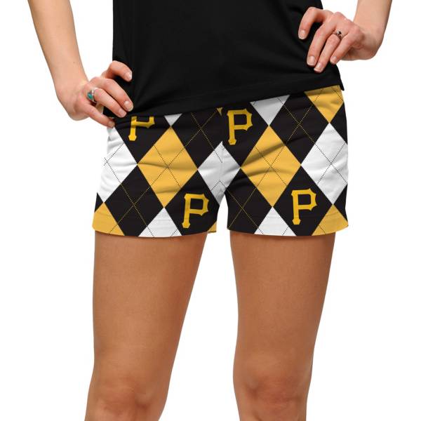 Loudmouth Women's Pittsburgh Pirates Golf Mini Shorts