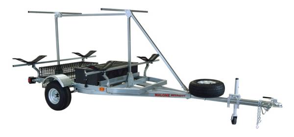 Malone MegaSport 2-Boat MegaWing Trailer Set with Storage & 2nd Tier