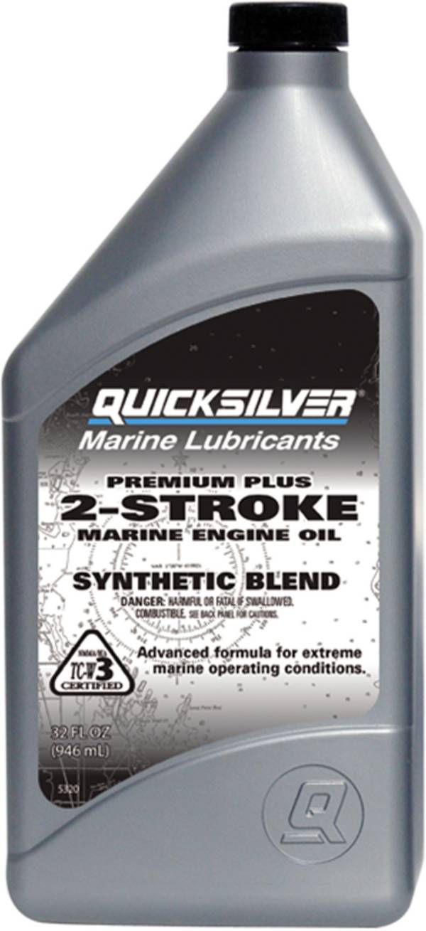 Mercury Quicksilver Premium Plus 2-Stroke Outboard Oil – Quart