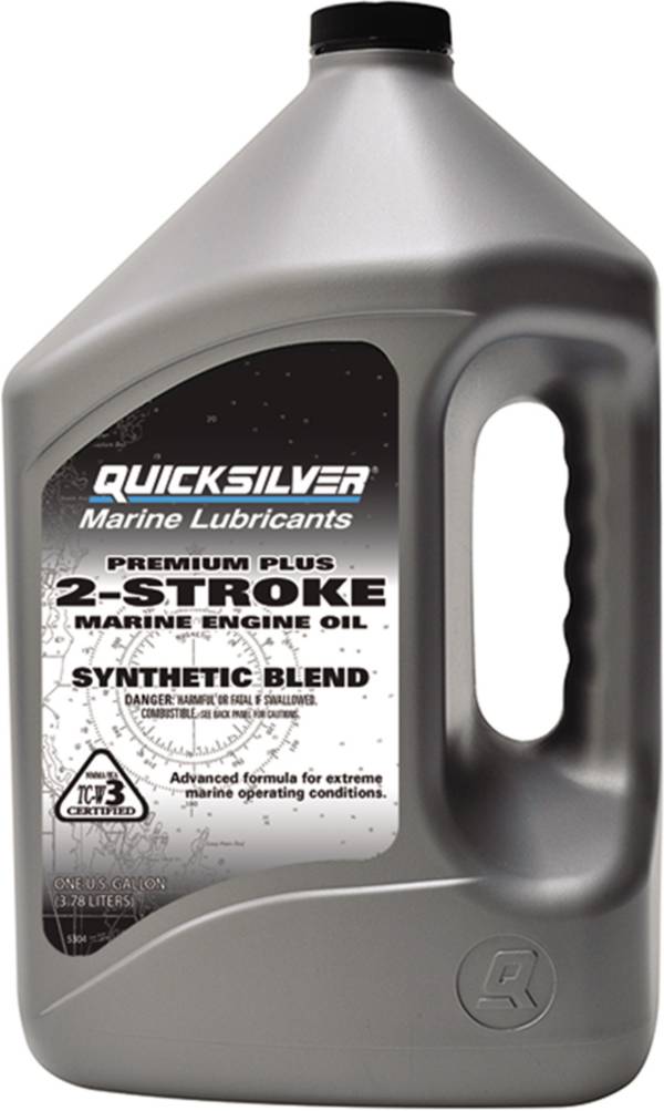 Mercury Quicksilver Premium Plus 2-Stroke Outboard Oil – Gallon