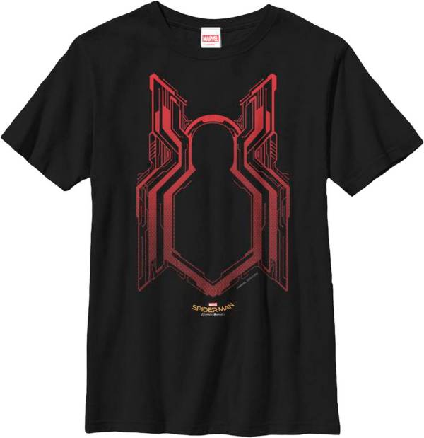 Fifth Sun Boys' Marvel Carbon Crest Graphic T-Shirt