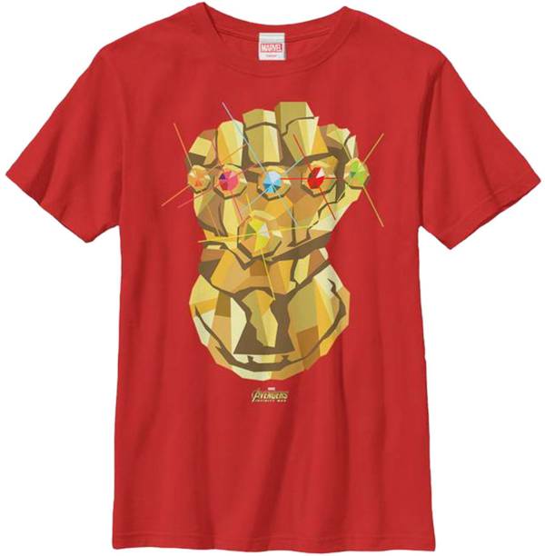 Fifth Sun Boys' Marvel Avengers Infinity Wars Gauntlet Graphic Tee