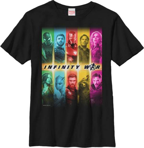 Fifth Sun Boys' Marvel Avengers Infinity Wars Bars Graphic Tee