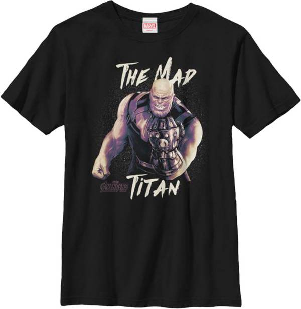 Fifth Sun Boys' Marvel Avengers Infinity Wars Mad Titan Graphic Tee
