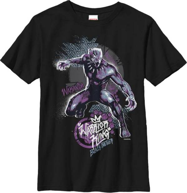 Fifth Sun Boys' Marvel 'Black Panther' Street Panther Graphic T-Shirt