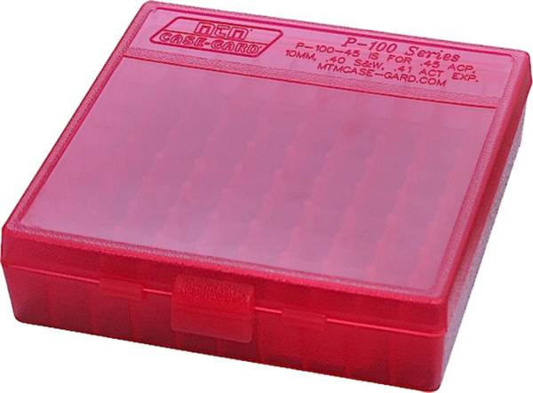 MTM R100 100 Round Rifle Cartridge Box - .45/10mm