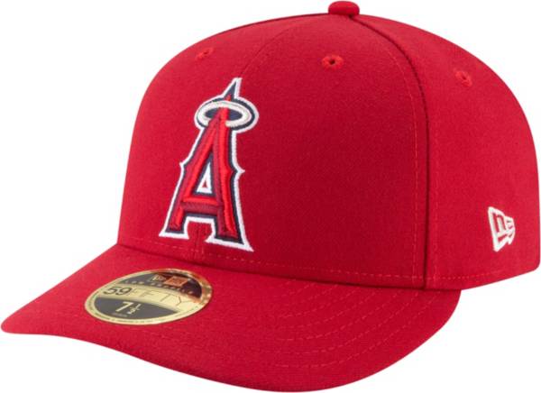 New Era Men's Los Angeles Angels 59Fifty Game Red Low Crown Fitted Hat