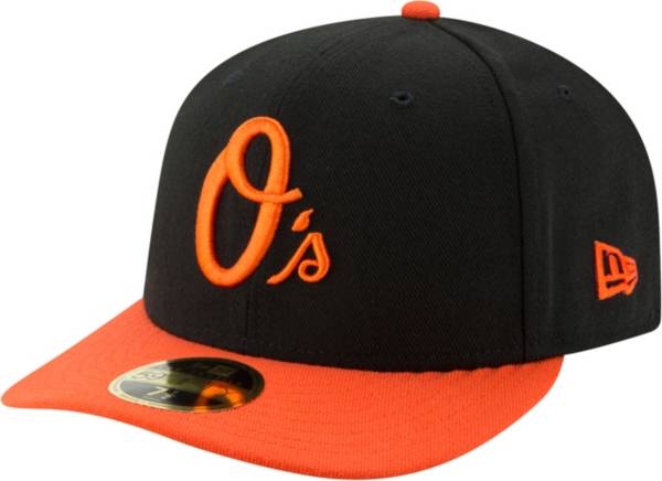 New Era Men's Baltimore Orioles 59Fifty Alternate Black Low Crown Fitted Hat