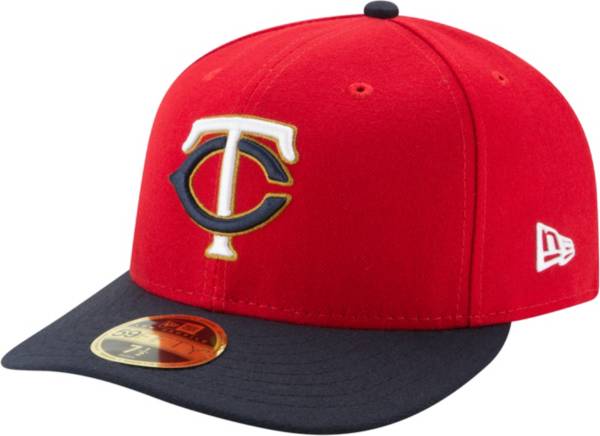 New Era Men's Minnesota Twins 59Fifty Alternate Red Low Crown Fitted Hat