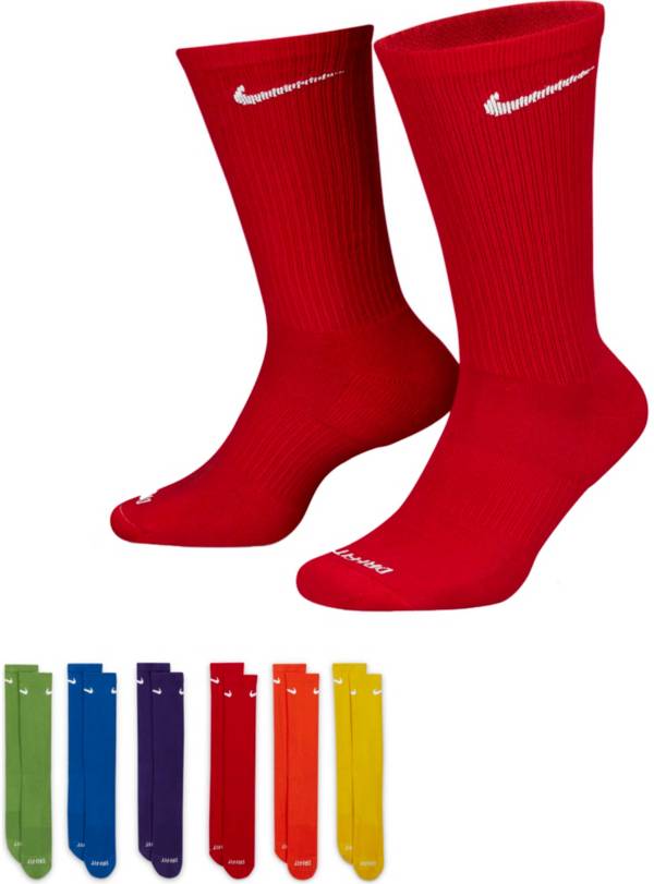 Nike Dri-FIT Everyday Plus Cushion Training Crew Socks - 6 Pack