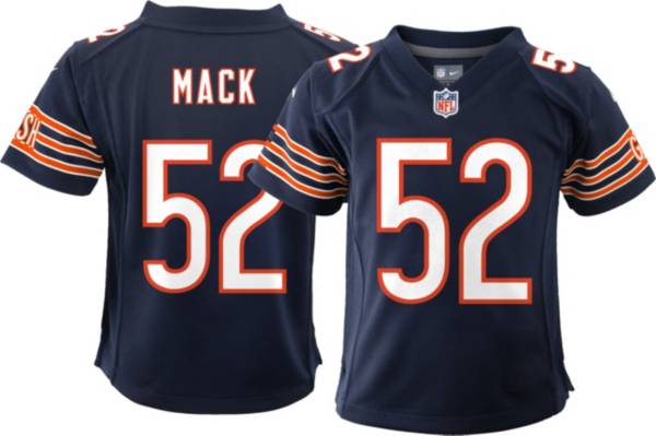 Nike Boys' Chicago Bears Khalil Mack #52 Navy Game Jersey