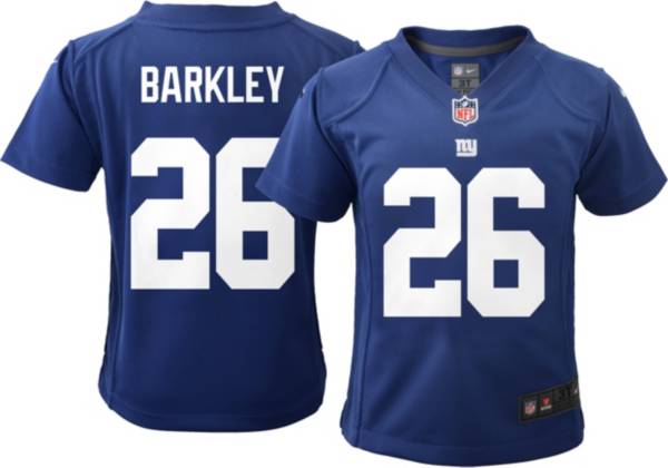 Nike Boys' New York Giants Saquon Barkley #26 Royal Game Jersey