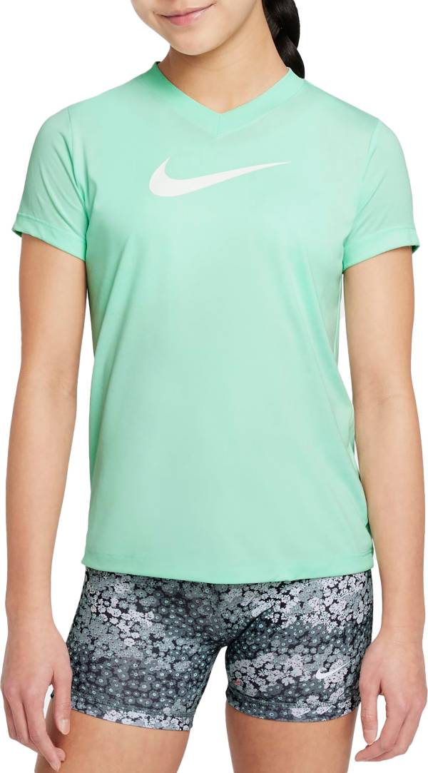 Nike Girls' Dry Legend V-Neck T-Shirt