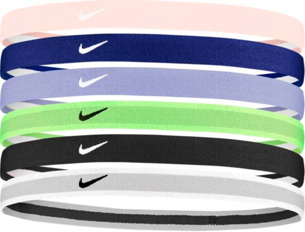 Nike Girls' Swoosh Sport 2.0 Headbands – 6-Pack