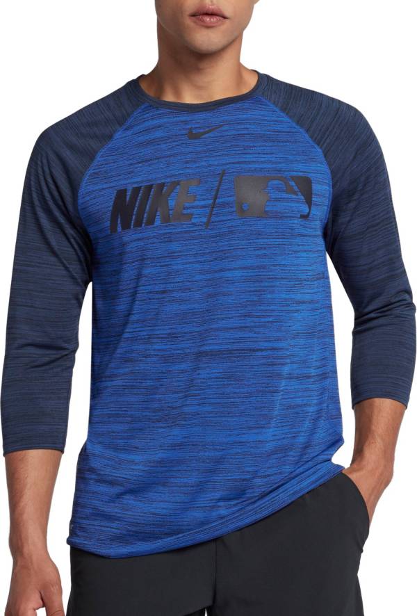 Nike Men's Dry MLB 3/4 Sleeve Baseball T-Shirt
