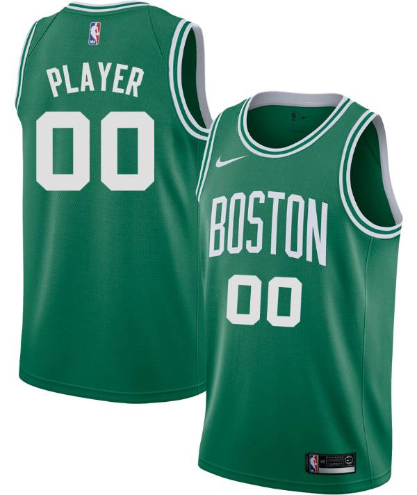 Nike Men's Full Roster Boston Celtics Kelly Green Dri-FIT Swingman Jersey
