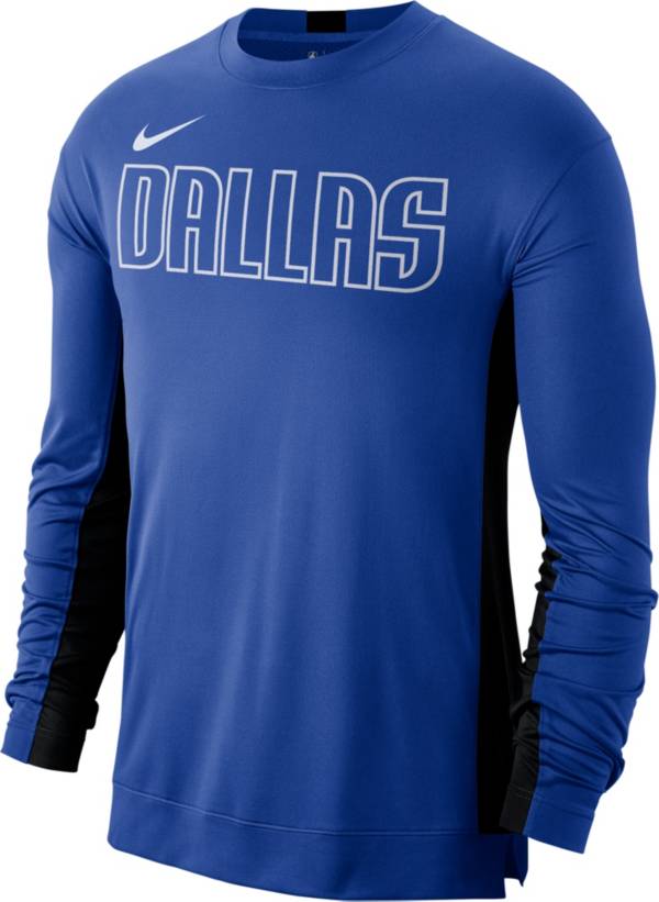 Nike Men's Dallas Mavericks Dri-FIT Long Sleeve Shooting Shirt