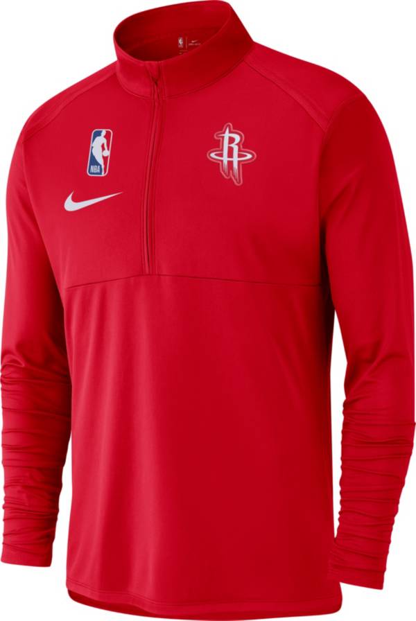 Nike Men's Houston Rockets Dri-FIT Element Half-Zip Pullover