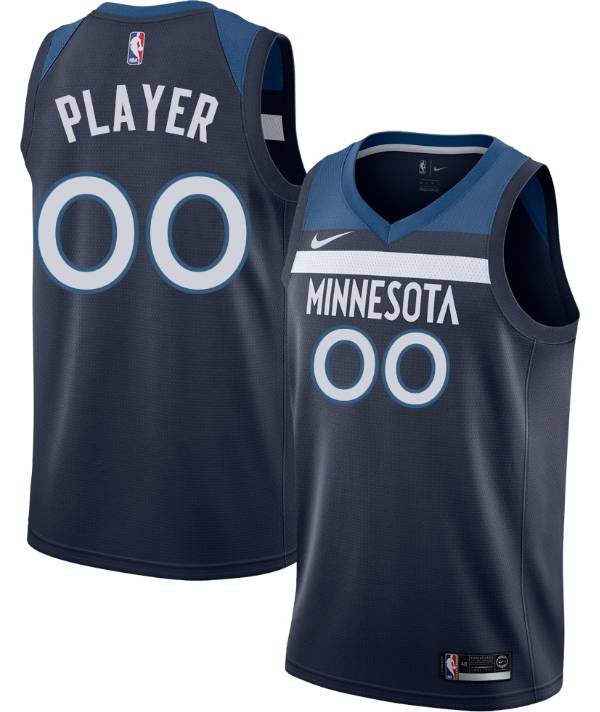 Nike Men's Full Roster Minnesota Timberwolves Navy Dri-FIT Swingman Jersey