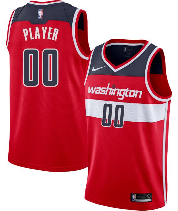 Nike Men's Full Roster Washington Wizards Red Dri-FIT Swingman Jersey