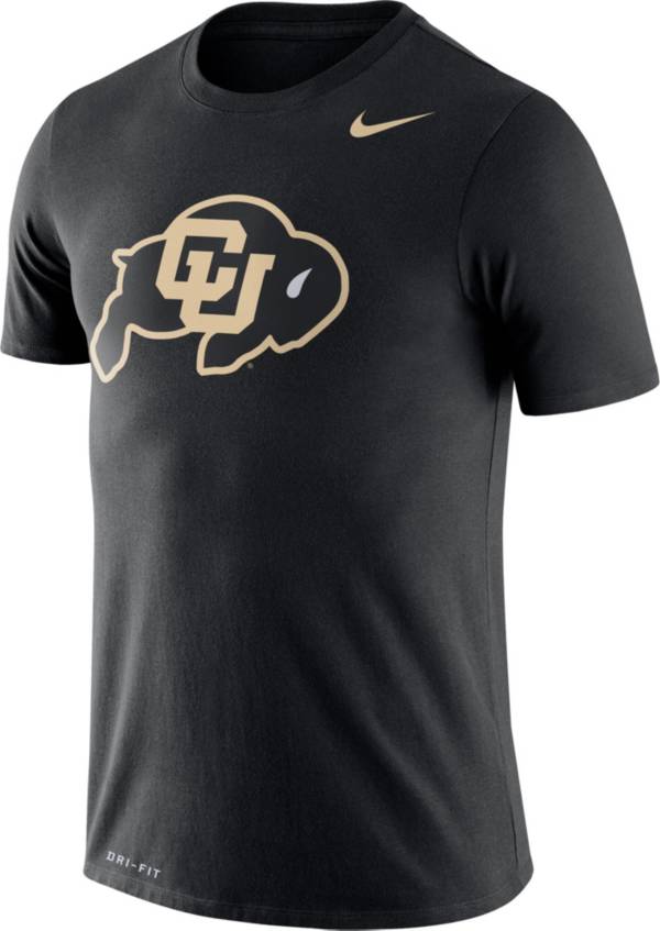 Nike Men's Colorado Buffaloes Logo Dry Legend Black T-Shirt