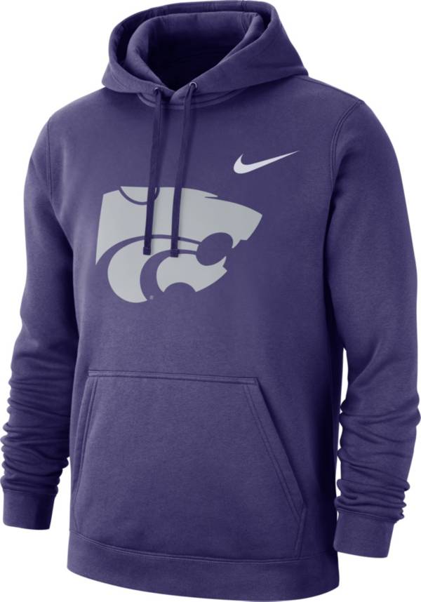 Nike Men's Kansas State Wildcats Purple Club Fleece Pullover Hoodie