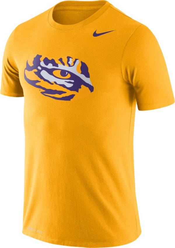 Nike Men's LSU Tigers Gold Legend Logo T-Shirt