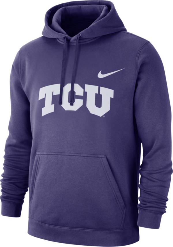 Nike Men's TCU Horned Frogs Purple Club Fleece Pullover Hoodie