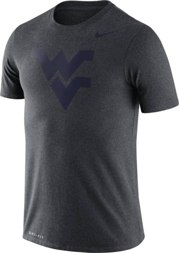 Nike Men's West Virginia Mountaineers Grey Logo Dry Legend T-Shirt