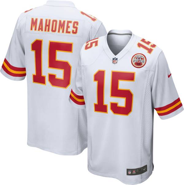 Nike Men's Kansas City Chiefs Patrick Mahomes #15 White Game Jersey