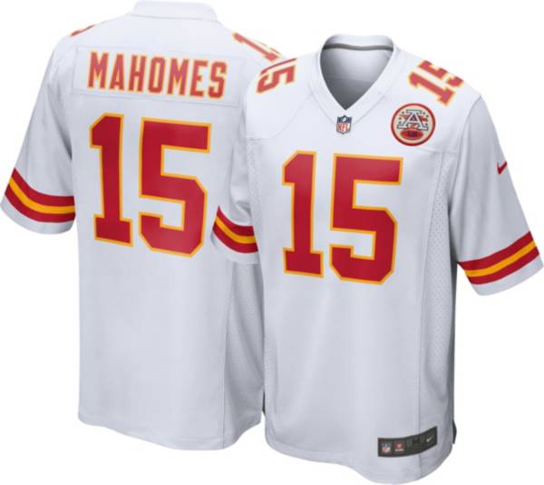 Nike Men's Kansas City Chiefs Patrick Mahomes #15 White Game Jersey product image