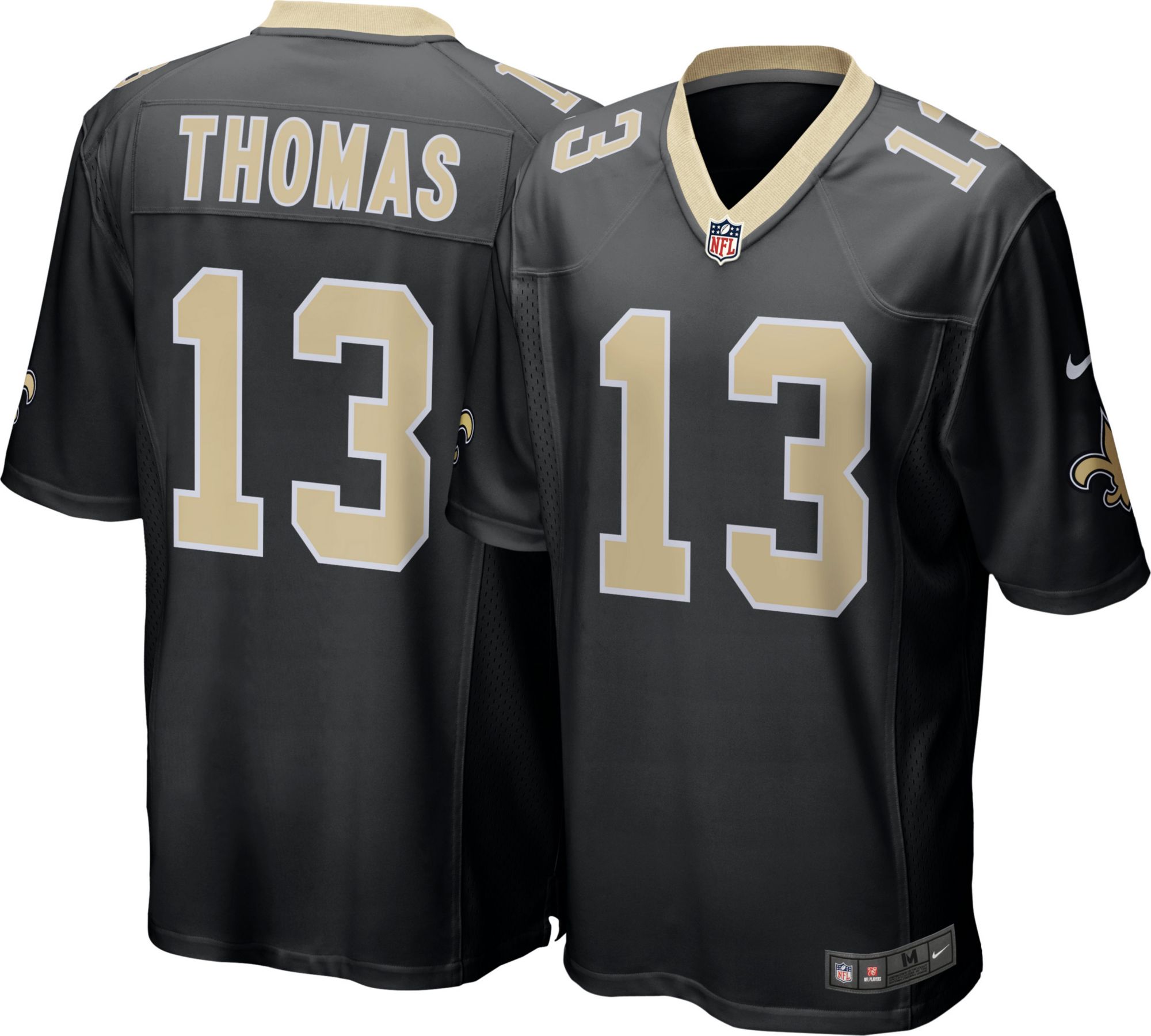 Newborn & Infant Nike Michael Thomas Black New Orleans Saints Romper Jersey