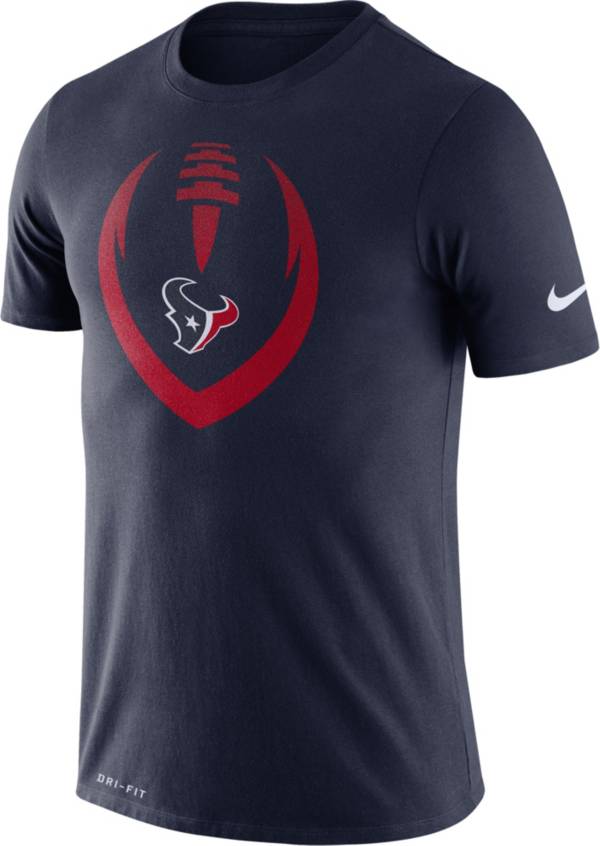 Nike Men's Houston Texans Icon Navy Performance T-Shirt