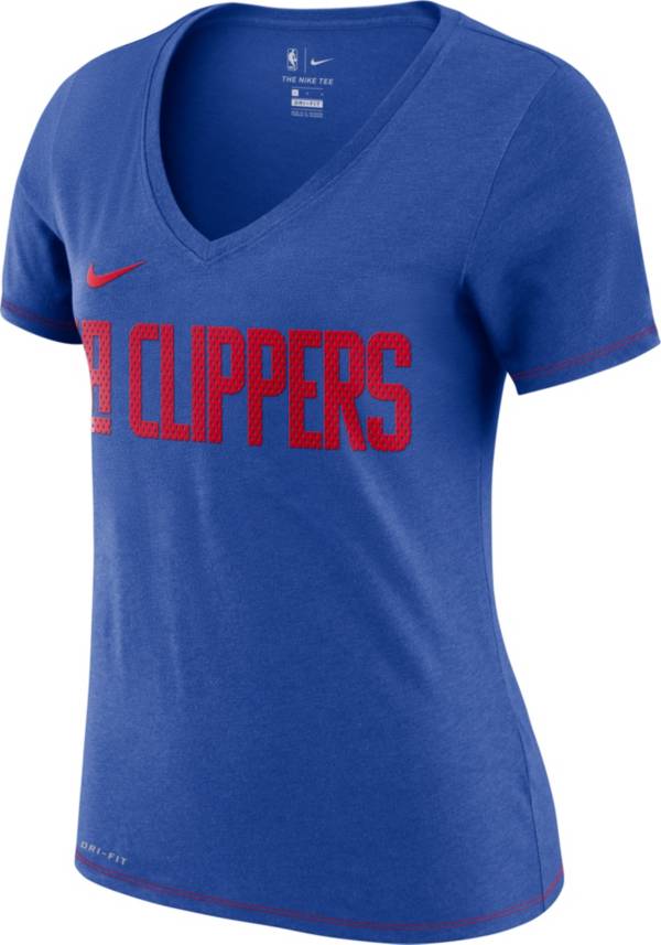 Nike Women's Los Angeles Clippers Dri-FIT V-Neck T-Shirt