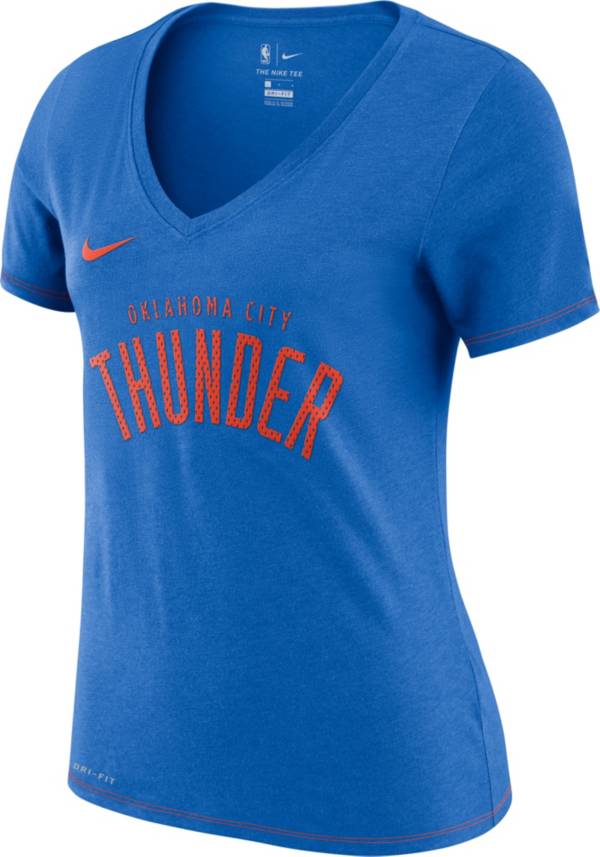 Nike Women's Oklahoma City Thunder Dri-FIT V-Neck T-Shirt