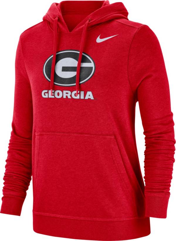 Nike Women's Georgia Bulldogs Red Club Fleece Pullover Hoodie product image