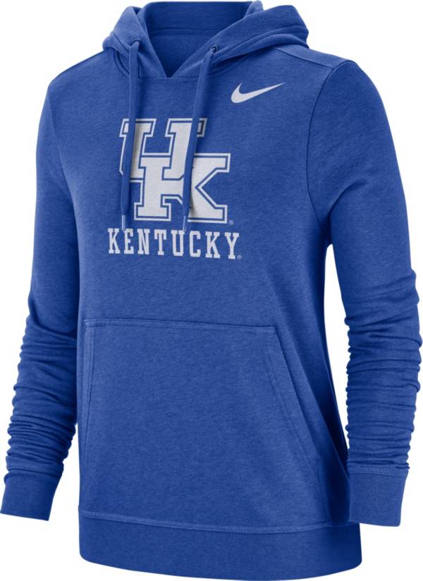 Nike Women's Kentucky Wildcats Blue Club Fleece Pullover Hoodie