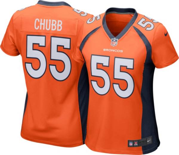 Nike Women's Denver Broncos Bradley Chubb #55 Orange Game Jersey