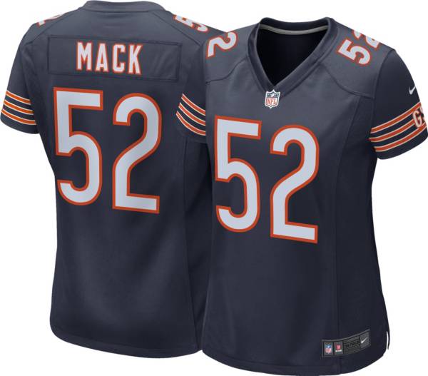 Nike Women's Chicago Bears Khalil Mack #52 Navy Game Jersey