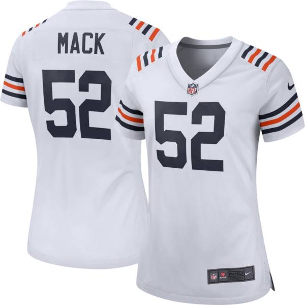 Nike Women's Chicago Bears Khalil Mack #52 White Game Jersey