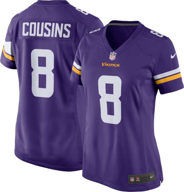Nike Women's Minnesota Vikings Kirk Cousins #8 Purple Game Jersey
