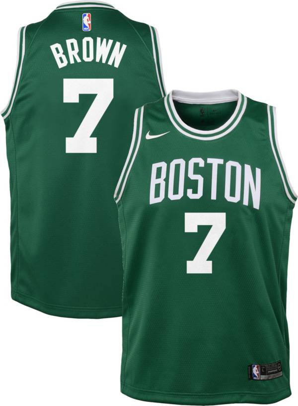 Nike Youth Boston Celtics Jaylen Brown #7 Kelly Green Dri-FIT Swingman Jersey product image