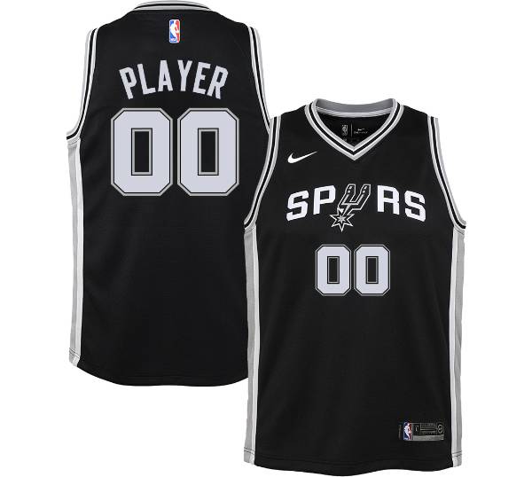 Nike Youth Full Roster San Antonio Spurs Black Dri-FIT Swingman Jersey