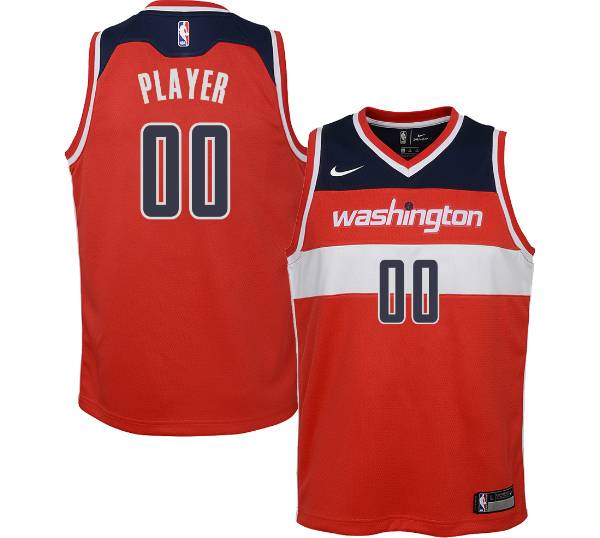 Nike Youth Full Roster Washington Wizards Red Dri-FIT Swingman Jersey