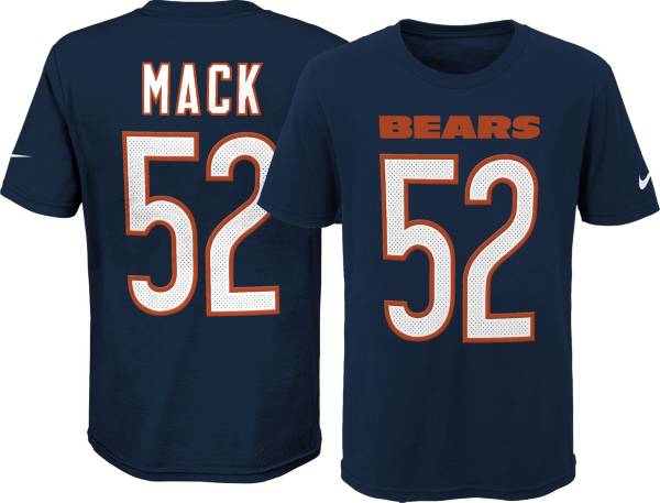 Nike Youth Chicago Bears Khalil Mack #52 Pride Player Navy T-Shirt