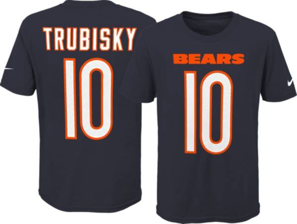 Nike Youth Chicago Bears Mitchell Trubisky #10 Pride Navy T-Shirt