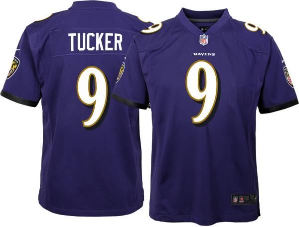 Nike Youth Baltimore Ravens Justin Tucker #9 Purple Game Jersey product image