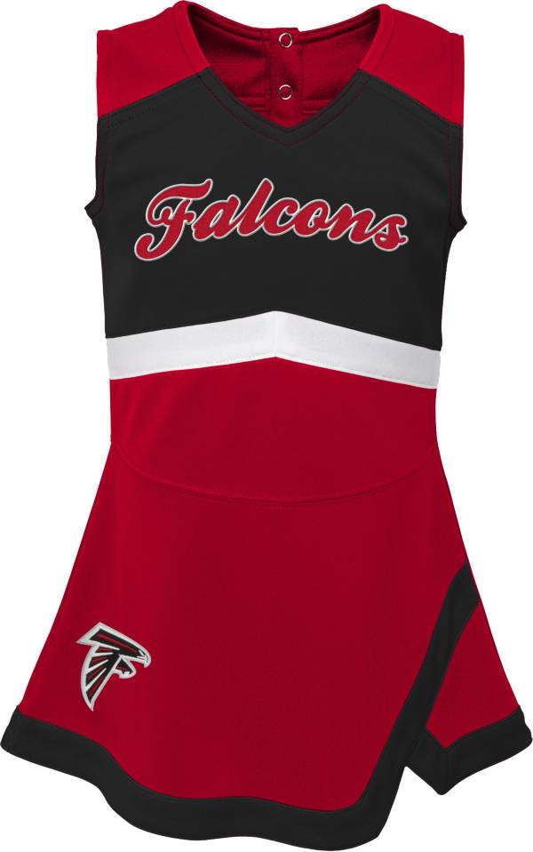 NFL Team Apparel Toddler Atlanta Falcons Cheer Jumper Dress